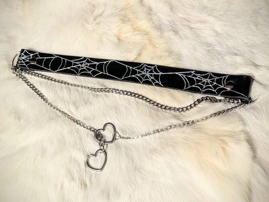 Spiderweb Martingale Leash Collar